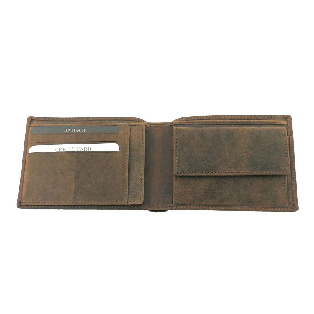CRAZY HORSE leather wallet for men