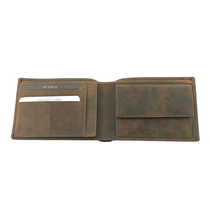 CRAZY HORSE leather wallet for men