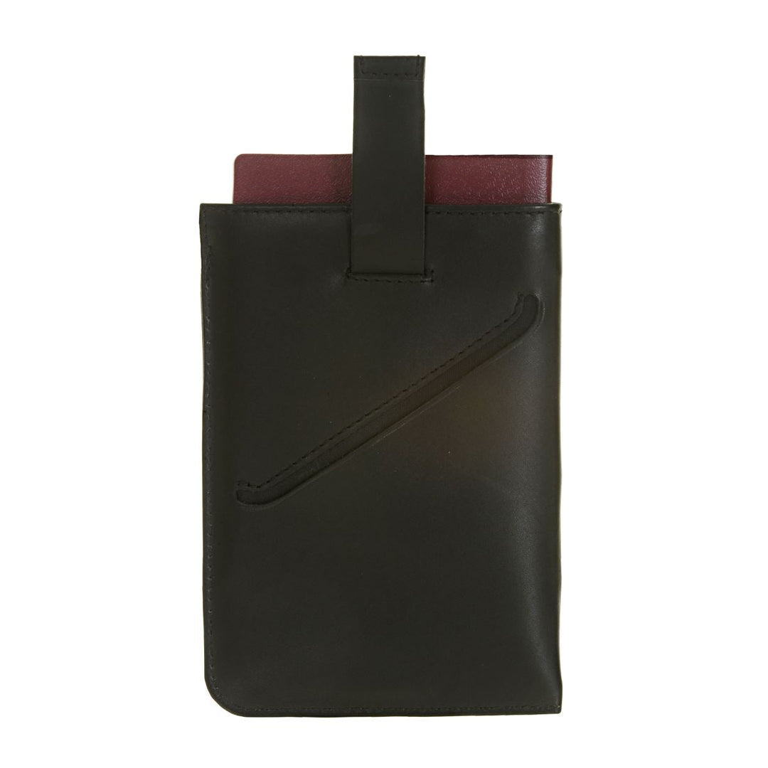 NAPPA LEATHER PASSPORT HOLDER