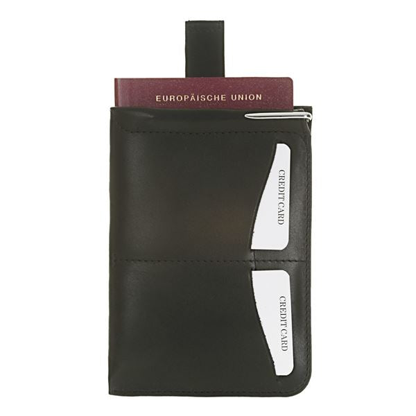 NAPPA LEATHER PASSPORT HOLDER