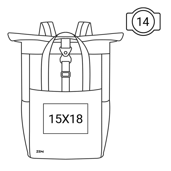 Ruby Roll-Up Laptop Backpack