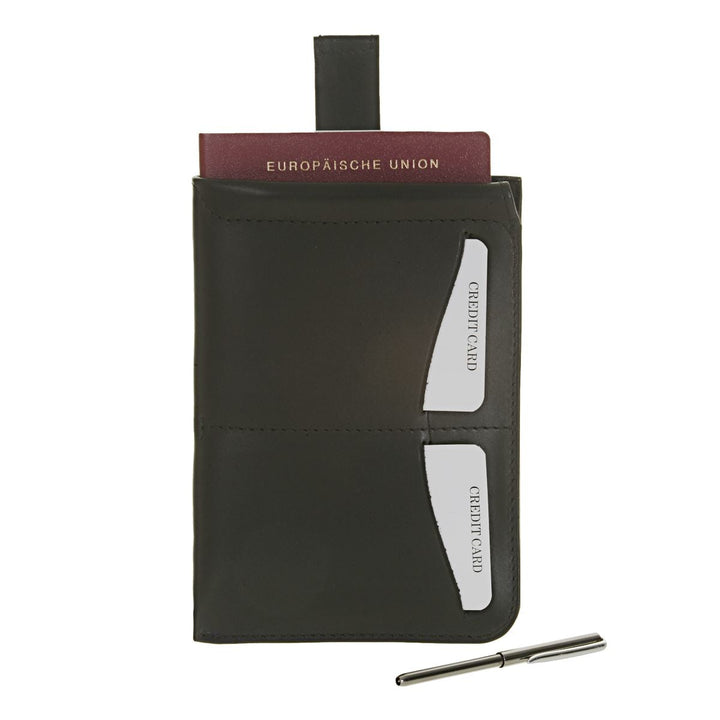 NAPPA LEATHER PASSPORT HOLDER